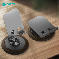 COTECi-Support universel pour téléphone portable, rotatif à 360 degrés, en acier au carbone