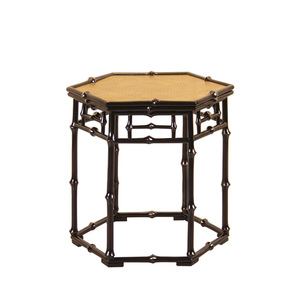Hexagonal <b>Bamboo</b> Side <b>Table</b> Wabi Sabi Style Coffee <b>Table</b> For Living Room Home Tea Room Tatami Low <b>Table</b> - Product Image 5
