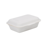 Boîtes alimentaires biodégradables en pulpe de bagasse en gros, boîtes à emporter, boîtes à déjeuner jetables pour restaurants, emballages alimentaires à emporter