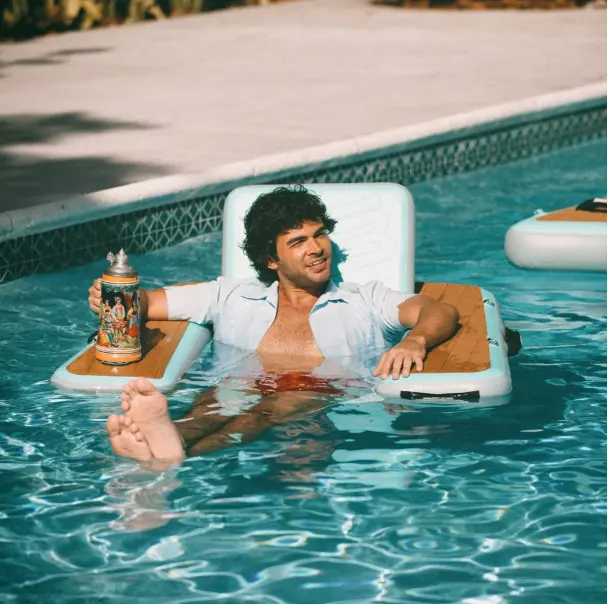 Attrezzature estive per giochi d'acqua da lettino amaca piscina gonfiabile galleggiante per piscina poltrona divano