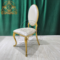 Chaise royale de vente en gros d'hôtel d'acier inoxydable de banquet de conférence pour des événements de mariage