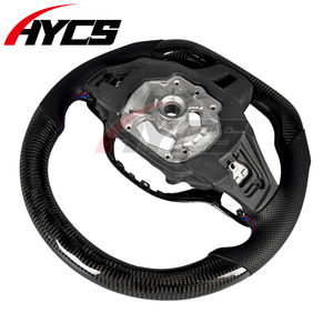Volante Personalizado de Fibra de Carbono Real con LED para <span class=keywords><strong>BMW</strong></span> G05 G20 G30 G2X X5 X3M X4M M2 M3 M4 M5 M8 Z4 840i 740i 540i 440i 340i 330i - Product Image 4