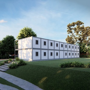 Casa Contenedor Prefabricada Portátil <span class=keywords><strong>de</strong></span> Bajo Costo, <span class=keywords><strong>de</strong></span> <span class=keywords><strong>Dos</strong></span> Pisos, Unidades <span class=keywords><strong>de</strong></span> 20/40 pies, Panel Sándwich <span class=keywords><strong>de</strong></span> Acero, Aislamiento Térmico, Tipo <span class=keywords><strong>Apartamento</strong></span> - Product Image 6