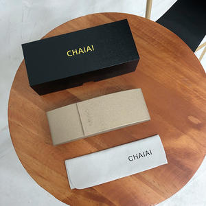 Chaiai – ensemble d'étuis à lunettes en cuir, rectangulaires, protecteurs pour le rangement des lunettes, modèle printemps 2021 5068 - Product Image 2