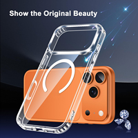 Étui magnétique HYTO 5 en 1 pour iPhone 17 Pro Max avec verre trempé et 2 protections d'objectif, antichoc et anti-rayures