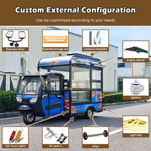 JINLIJING Remorque Cuisine Mobile pour Bière, Véhicule Électrique à Trois Roues pour Jus de Fruits, Bar à Café, Tricycle <span class=keywords><strong>Food</strong></span> <span class=keywords><strong>Truck</strong></span> Roulant à <span class=keywords><strong>Vendre</strong></span> - Product Image 5