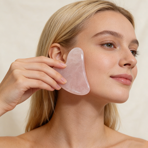 Herramienta <span class=keywords><strong>Gua</strong></span> <span class=keywords><strong>Sha</strong></span> de <span class=keywords><strong>Cuarzo</strong></span> <span class=keywords><strong>Rosa</strong></span> <span class=keywords><strong>Auténtico</strong></span> - Masajeador Facial en Forma de Corazón para Contorno y Reducción de Hinchazón - Product Image 6