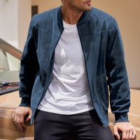 Blouson Bomber Décontracté Slim Anti-UV à Col Zippé pour Homme, Collection Printemps-Automne, Vente Transfrontalière Unique