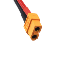 Ensemble de connecteurs à courant élevé XT60 30A, prise mâle/femelle, câble étendu 12AWG 300MM, connecteur d'alimentation pour batterie au lithium, modèle de drone RC