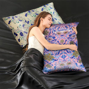 <span class=keywords><strong>Funda</strong></span> de almohada de seda de morera 100% con estampado de 16 momme, <span class=keywords><strong>funda</strong></span> de almohada de seda de morera pura de alta calidad, logotipo personalizado suave - Product Image 5