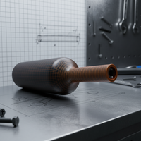 Tube thermorétractable à haute tension avec isolation en PE, à fort rapport de rétrécissement, à paroi épaisse, avec adhésif thermofusible pour câbles