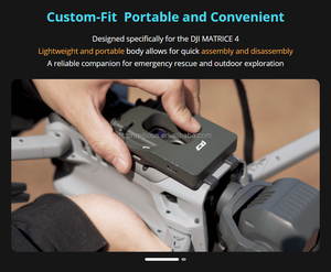 CZI TH2 Sistema de liberación Airdrop de doble gancho de 2 etapas para DJI Matrice 4T/4E Drone Ideal para logística de rescate de emergencia Lanzador M4T - Product Image 6