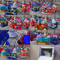 Voiture à bascule Ultraman pour enfants avec lumières LED et batterie, équipement de divertissement interactif pour centre commercial