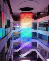Décoration de boule de Noël d'extérieur, boule à pixels LED, rideau de boule à pixels LED 3D DMX RGB, éclairage de boule à pixels LED