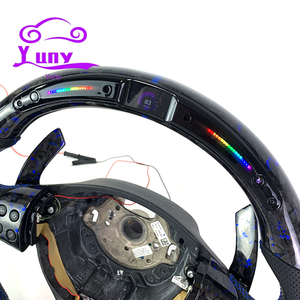 Accesorios interiores personalizados aptos para VW Volkswagen Golf 5 Jetta <span class=keywords><strong>Mk5</strong></span> R <span class=keywords><strong>GTI</strong></span> GTR GTD <span class=keywords><strong>volante</strong></span> de fibra de carbono - Product Image 2