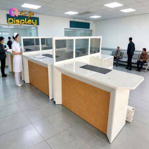 Mostrador de Recepción Personalizado de la Marca XINYI, Resistente y Ecológico, para Cajero de Banco y Estación de Enfermería de Hospital - Product Image 2