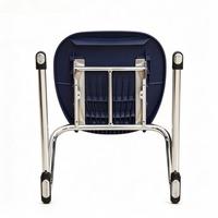 Chaises d'étudiant pour l'école, base cantilever, dossier moulé monobloc, empilables, pour salle de classe, étude et lecture