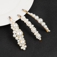 Nouvelle mode épingle à cheveux personnalisée beauté Barrettes femmes accessoires de cheveux pinces à cheveux coréennes perle pince à cheveux