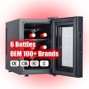 Promotion 6 <span class=keywords><strong>bouteilles</strong></span> réfrigérateur pour <span class=keywords><strong>vin</strong></span> 110v Celler Sub Zero bière boisson certifié CE Smartbar <span class=keywords><strong>meilleur</strong></span> refroidisseur de <span class=keywords><strong>vin</strong></span> pas cher - Product Image 2