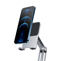 Support de tablette portable réglable à 360 degrés, lavable, flexible, adapté à tous les téléphones et tablettes
