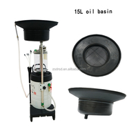 Extracteur et vidangeur d'huile usagée pneumatique portable en métal de 72 L pour l'entretien automobile, modèle DRSD 3197W