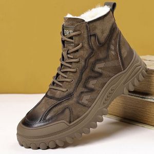 Nouveautés hiver 2025 : Bottes d'hiver pour hommes, décontractées, sportives, d'extérieur, chaudes, doublées de polaire, épaisses, antidérapantes - Product Image 3