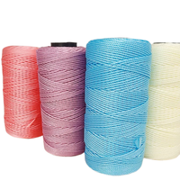 Vente flash : 3 brins de fil en polypropylène de soie glacée pour sacs, chaussures, coussins, chapeaux faits à la main au crochet