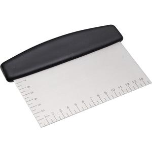 Racloir à pâte multifonctionnel en acier inoxydable Coupeur semi-circulaire pour pizza, pain et pâtisserie Outils de cuisine Ingrédients métalliques - Product Image 5