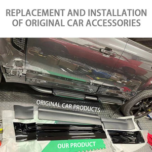 Kit de carrosserie édition noire pour Land Rover Defender 90 110 - Jupes latérales de porte et panneaux latéraux de véhicule - Product Image 3