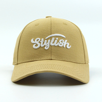 Casquette de baseball unisexe en sergé 100 % coton, non structurée, avec lettres 3D brodées, 6 panneaux, réglable, style Dad Hat, pour le sport, vente en gros