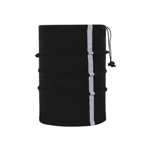 Reflective Strip Neck Warmer Fleece Lined Thickened Windproof Cycling Face Mask Unisex Adult Solid Color - Product Image 2