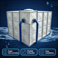 Panneaux GRP d'origine coréenne certifiés ISO 9001, réservoir d'irrigation agricole pour projet de dessalement
