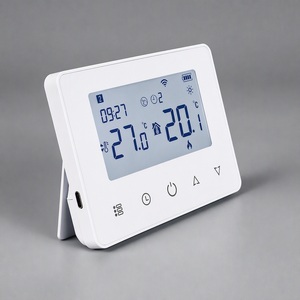 Chaudière à <span class=keywords><strong>gaz</strong></span> moderne à <span class=keywords><strong>prix</strong></span> <span class=keywords><strong>d</strong></span>'usine, chauffage au sol, <span class=keywords><strong>thermostat</strong></span> numérique intelligent sans fil Tuya WiFi pour hôtel et sous-sol - Product Image 3