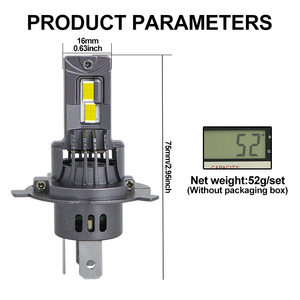 Ampoules de phare de voiture LED A51 Plug and Play <span class=keywords><strong>H7</strong></span> H11 9005 H4 60W pour <span class=keywords><strong>Ford</strong></span> <span class=keywords><strong>Focus</strong></span>, phare LED, feu antibrouillard, lampe de conduite 12V - Product Image 5