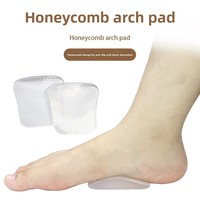 Nouvelle semelle orthopédique en silicone pour la correction de la voûte plantaire, pied plat, jambes en X, absorption des chocs, antidérapante