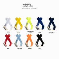 Chaussettes de sport longues antidérapantes à compression, épaisses, montantes jusqu'au genou, pour football, respirantes, avec revers tricoté, collection Printemps, ODM