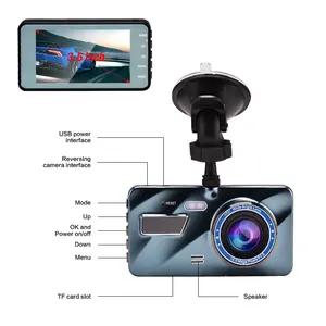 1080P Hide Driving Recorder High-definition Night Vision Front And Rear Double Recording