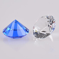 Présentoirs à bijoux en cristal et diamant, accessoires photo, centres de table étincelants, décorations, gemmes précieuses, bijoux, faveurs de mariage, presse-papiers