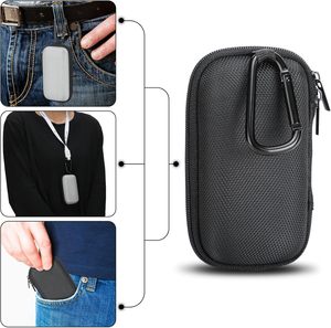 Custodia Rigida per Apparecchio Acustico e Contenitore per Inalatore per Asma, Custodia da Viaggio Portatile con Cerniera e Tasca per Inalatore - Product Image 5