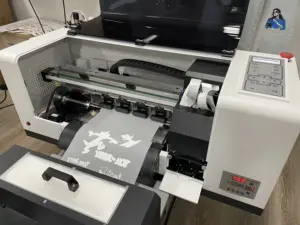 2023 nuevas máquinas de impresora DTF de 5 colores con tinta de pigmento A3 doble XP600 de 4,5 metros cuadrados para pequeñas empresas - Product Image 3