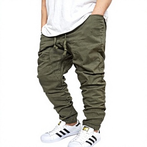 Pantalon Cargo Jogger Kaki Homme Slim Personnalisé en Coton Spandex Formel Respirant Imperméable avec Cordon de Serrage et Poches OEM – Vente en Gros - Product Image 3