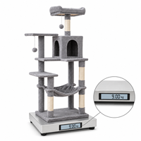 Arbre à chat multi-niveaux en sisal et peluche extra-haut du fabricant