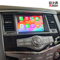 Sistem AZTON Interface Wireless Apple CarPlay Android Auto GPS Musik Bluetooth untuk Nissan Pathfinder Platinum 2020-2026