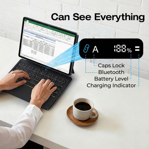 64 <b>Keys</b> Magnetic Smart Keyboard with Strong Magnetic Backplate for Galaxy Tab S11, S10 Lite, S10 FE, S9 Tablet - Product Image 6