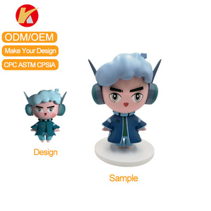 Figurines 3D personnalisées en PVC, figurines d'animaux en résine de haute qualité, figurines de dessins animés, figurines 3D, fabricant de figurines - Product Image 1