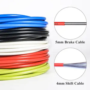 Fahrrads chalt kabel 4mm Mountainbike 5mm Brems schalt gehäuse Leitungs rohr Bunte Schalt draht leitung Fahrrad brems kabel