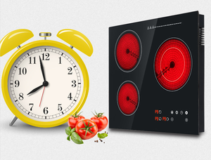 Electric Ceramic Cooktops Hub Cooking Utensil Cooker Bench Aquecimento Bobina de Aquecimento Adequado para Qualquer Pote 4 Anéis Queimador Touch Screen - Product Image 3