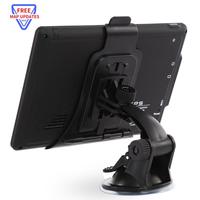 Écran tactile capacitif HD 7 pouces, système de navigation GPS portable pour camion, 256 Mo, 16 Go, navigateur GPS pour voiture avec cartes du monde gratuites