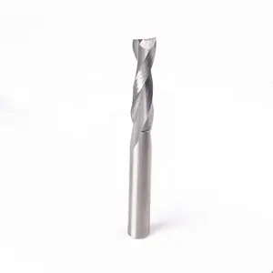 Yasen 1/5 inch Cutting Diameter,1/5 inch Shank Spiral Router Bits with Down Cut Solid Carbide CNC End Mill for Wood Cut, Carving