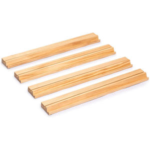 Juego de Soportes para Mahjong Plegables Multifuncionales de Madera de Pino Natural de 17 Pulgadas, Estilo Americano, Calidad Premium, Personalizados de Fábrica - Product Image 2